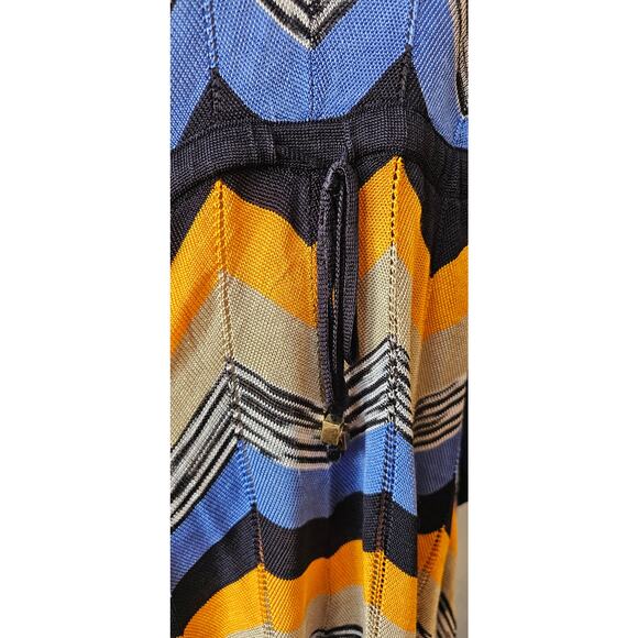 Michael Kors Chevron Stretchy Knit‎ Mini Dress Sweater Women Size S Multicolor - Picture 3 of 9